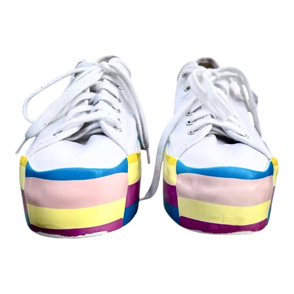 Keds Triple Up Wavy Platform Sneakers Women’s Size 6.5, Rainbow Color-block Fun - Picture 6 of 10
